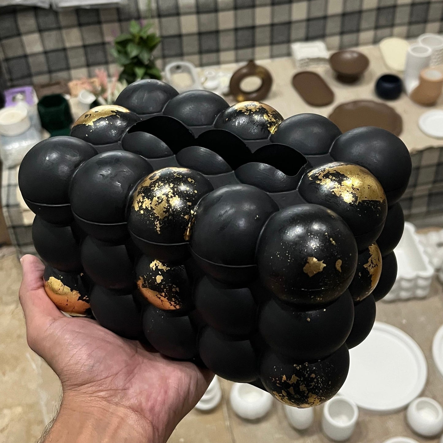 Bubble Luxe Tissue Box