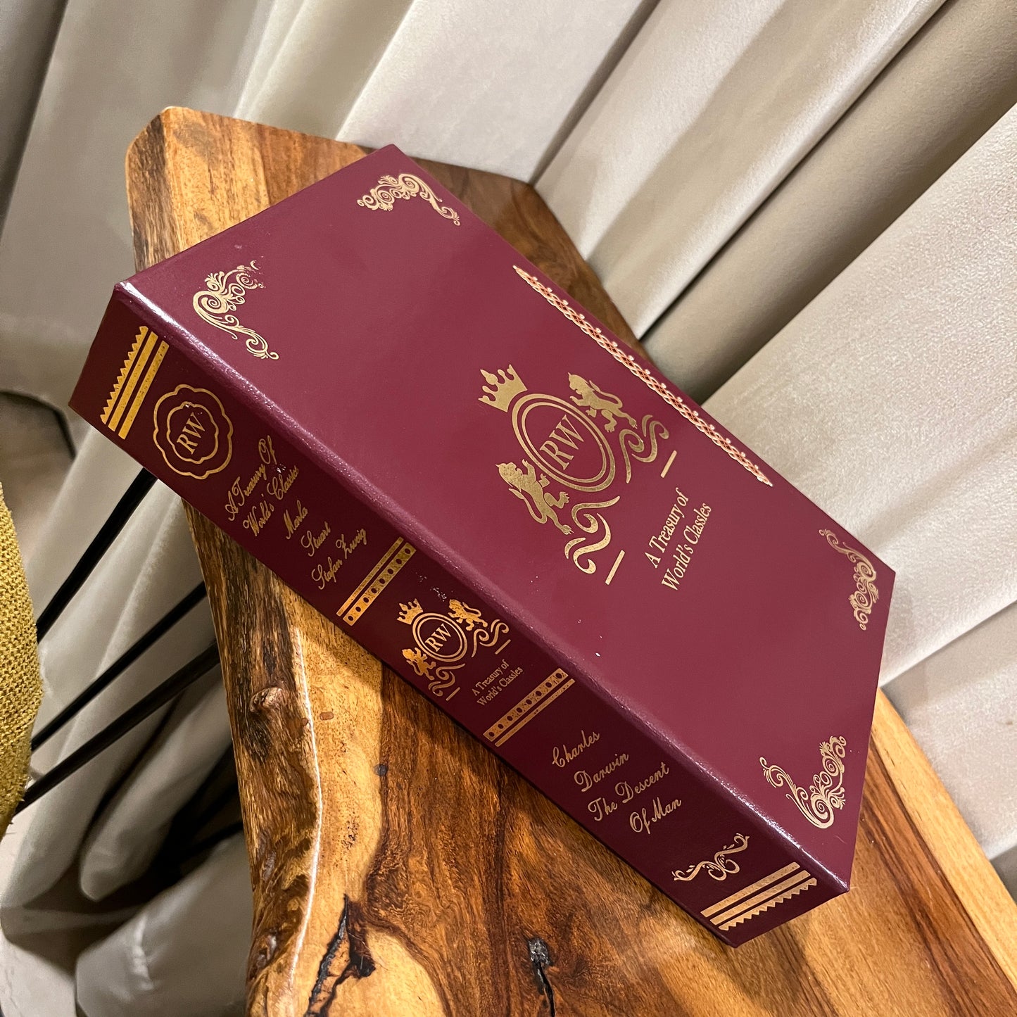 Dummy Book Style Storage Box for Decoration