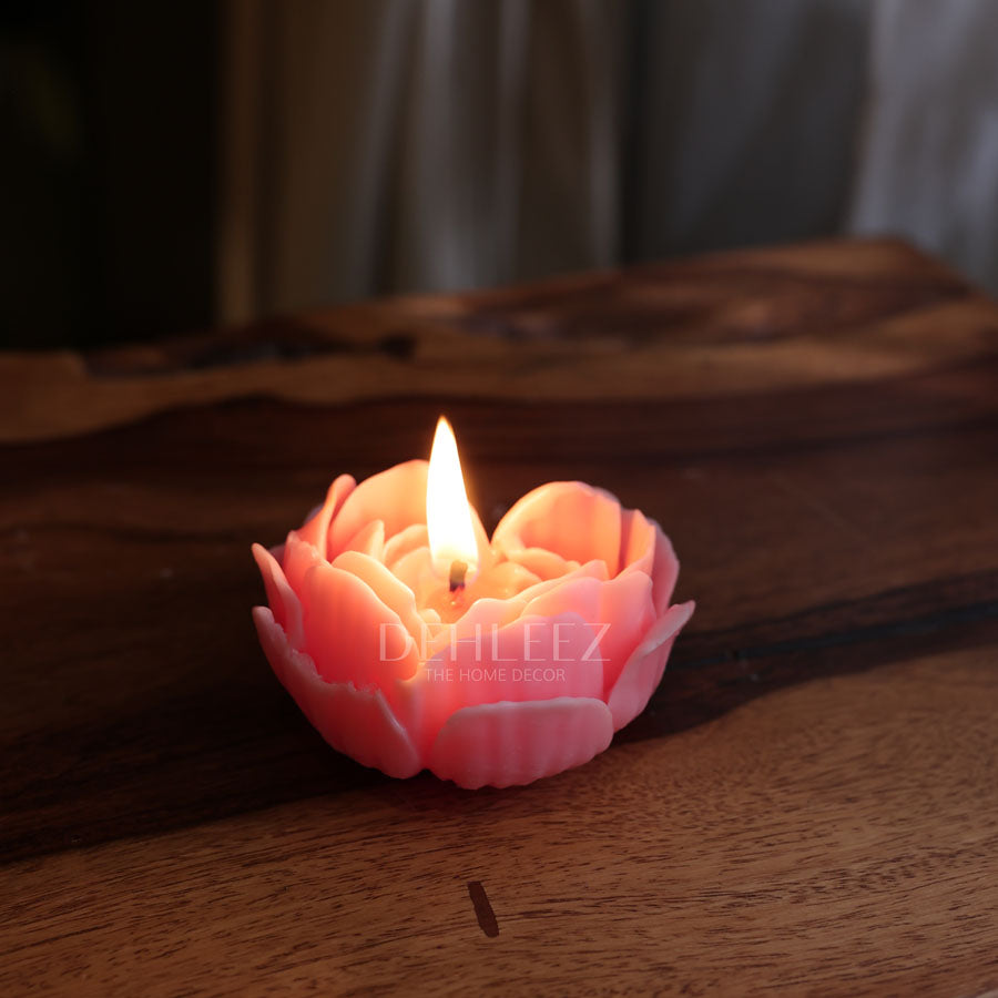 Heartie Flower Candle