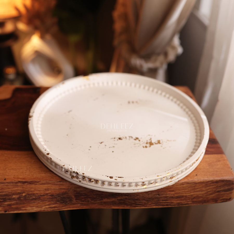 Studded Big Round Tray (10inches)