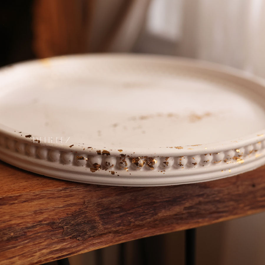 Studded Big Round Tray (10inches)