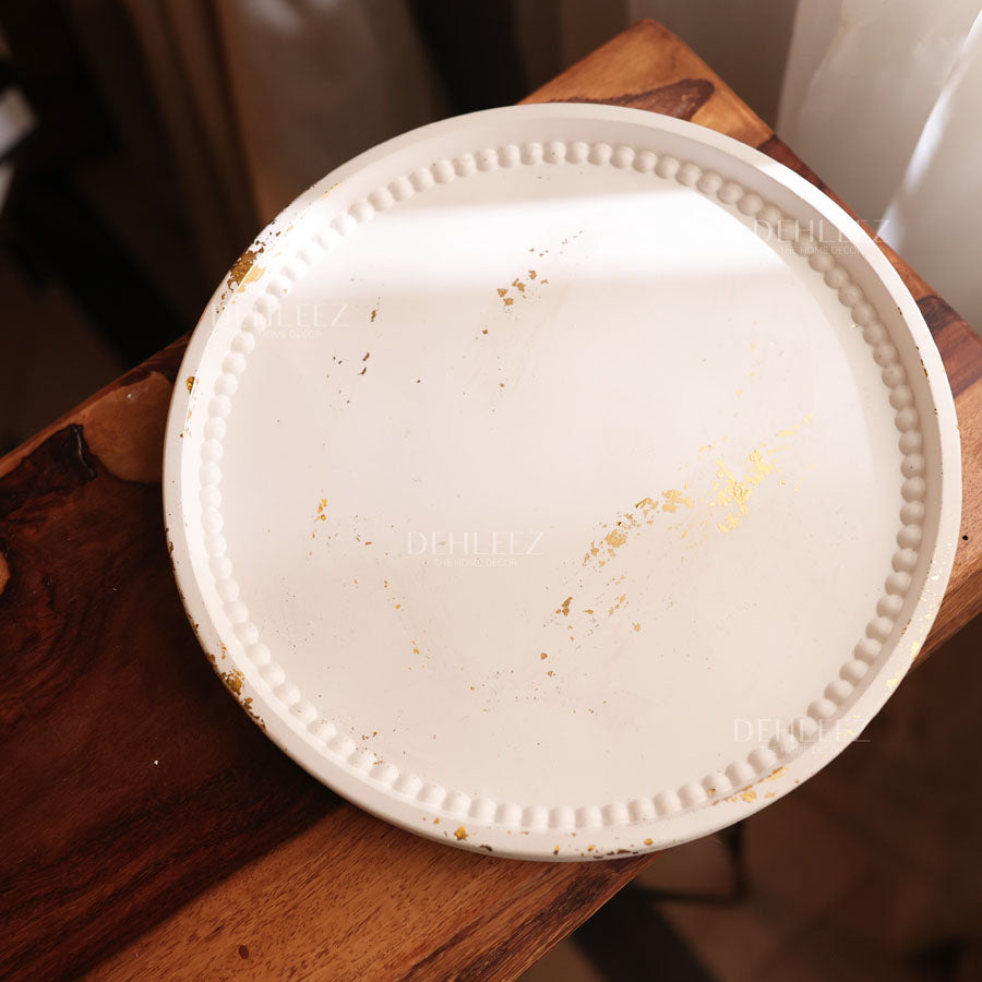 Studded Big Round Tray (10inches)