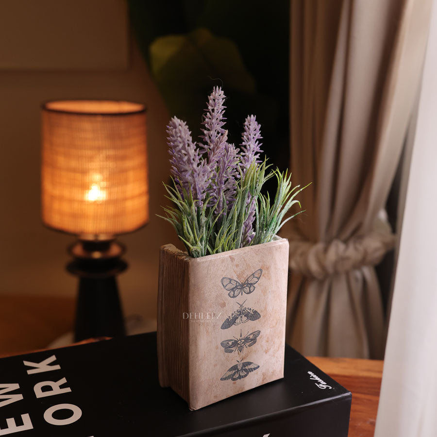 Exclusive Book Shaped Vase with Flowers