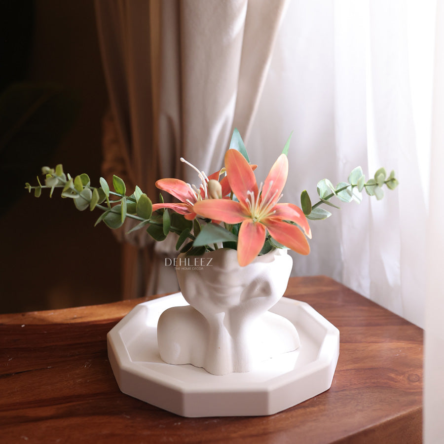 Small Octa Tray with Pot