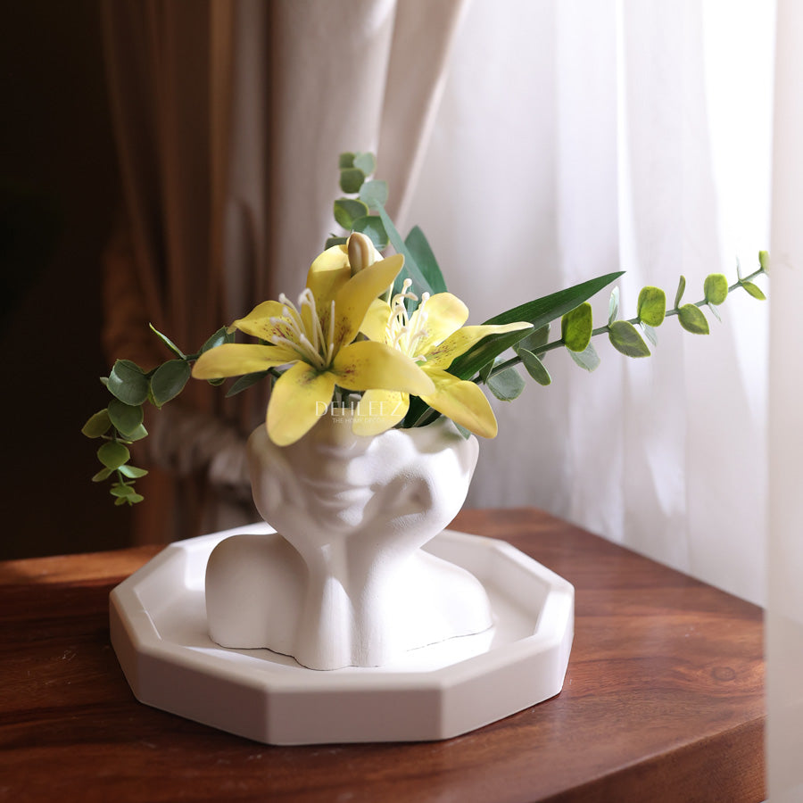 Small Octa Tray with Pot