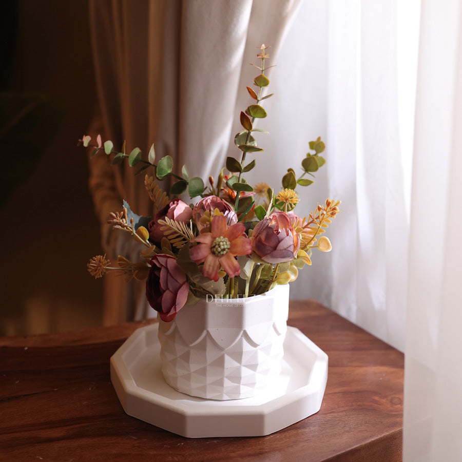 Small Octa Tray with Pot