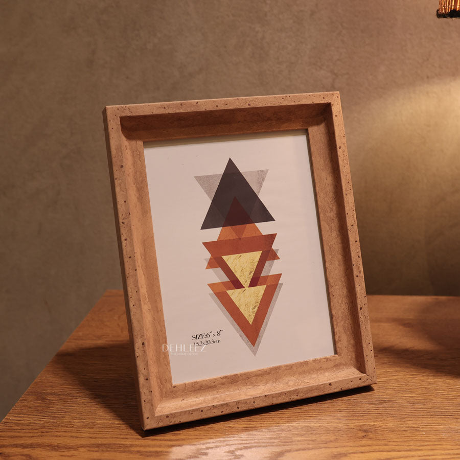 Travertine Style Photo Frames