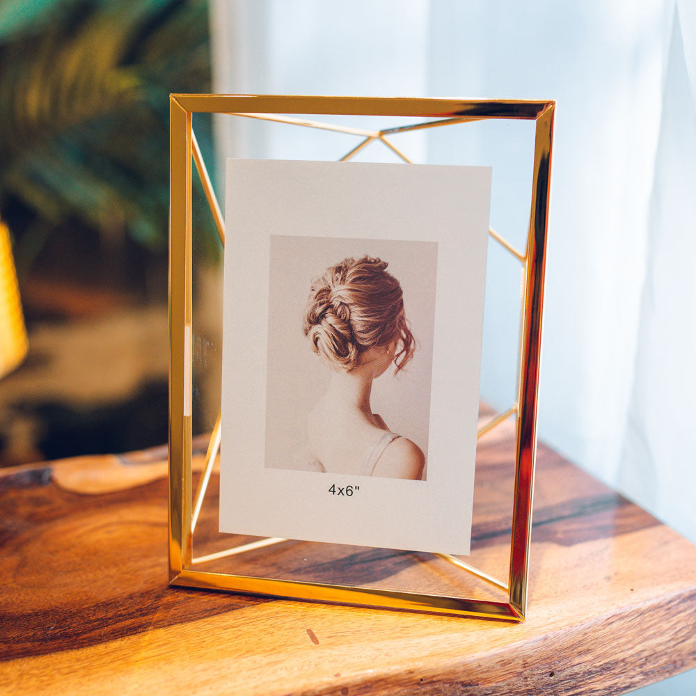 Hexa Metal Solid Picture Frame