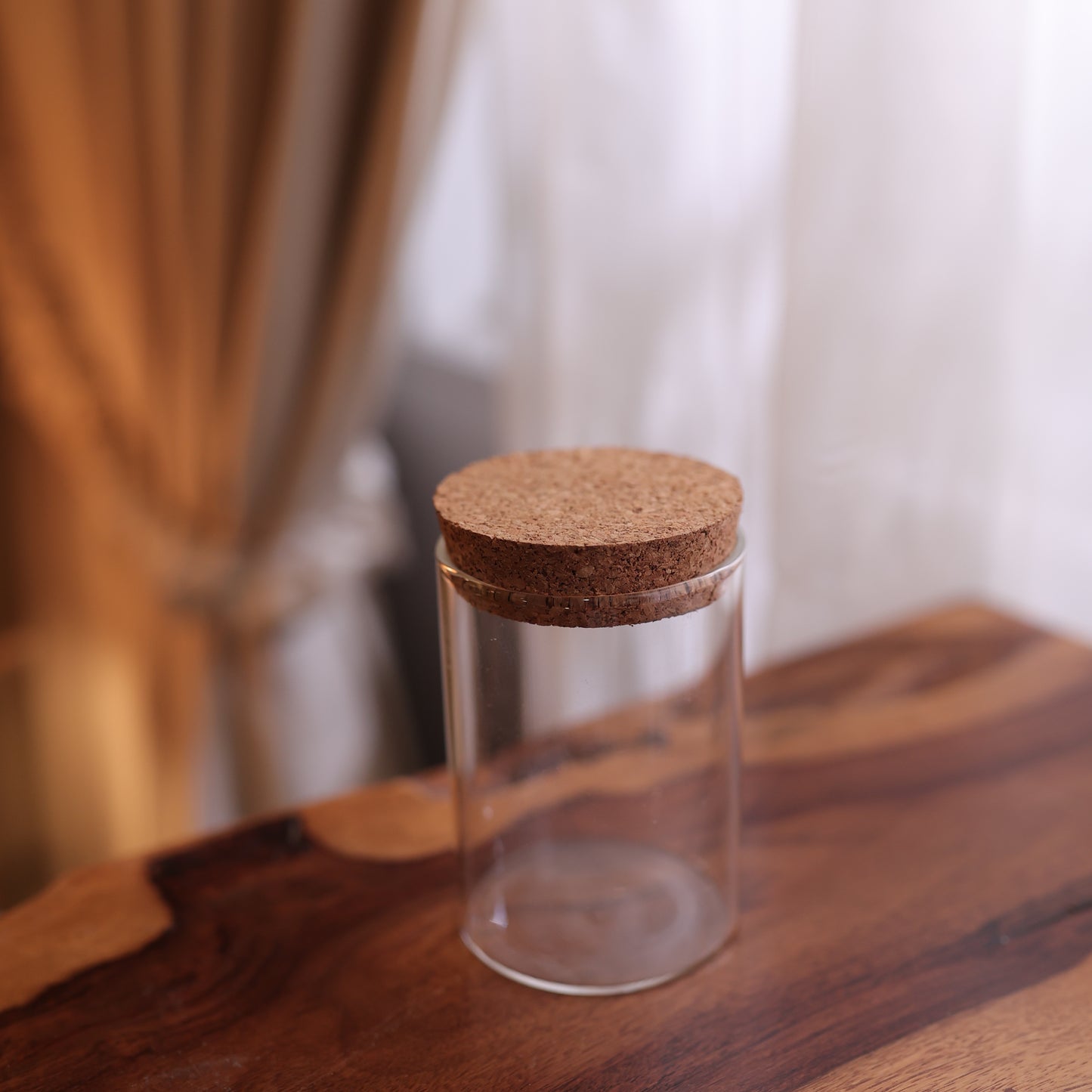 Glass Jar with Cork Head Multipurpose