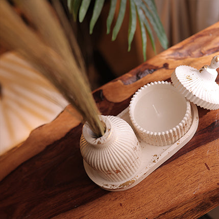 Oval Tray Set with lid