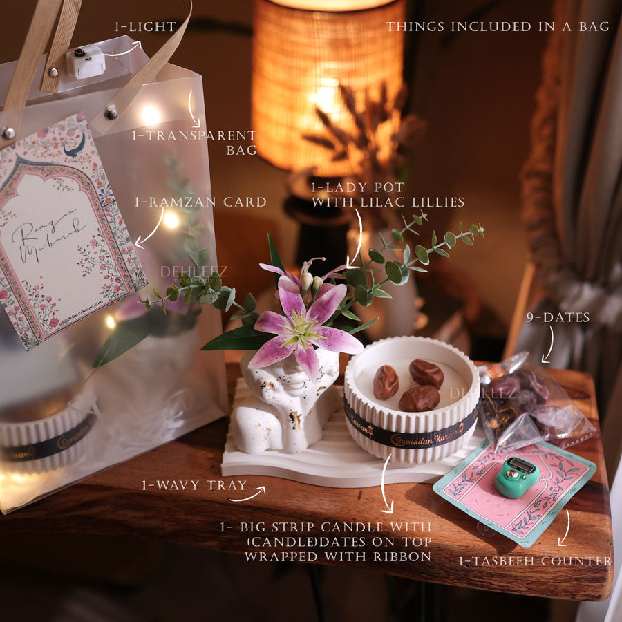 Ramzan Kareem Transparent Gift Bag Bundle