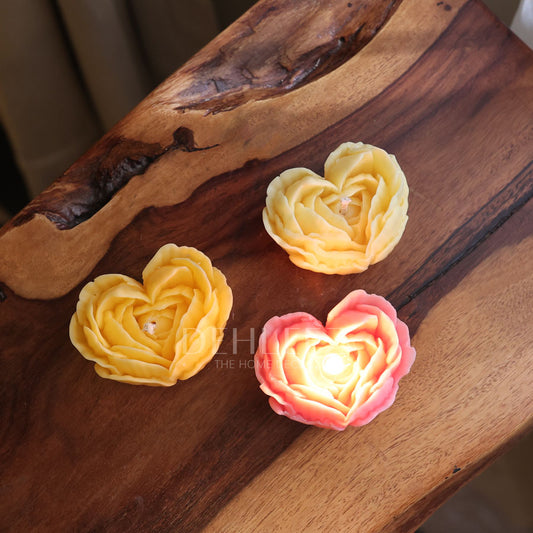 Heartie Flower Candle