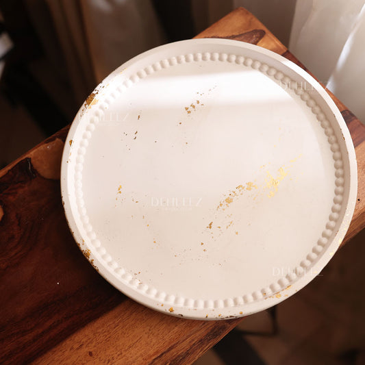 Studded Big Round Tray (10inches)