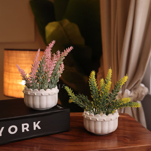 Fence Pot with stems