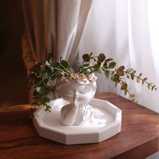 Small Octa Tray with Pot