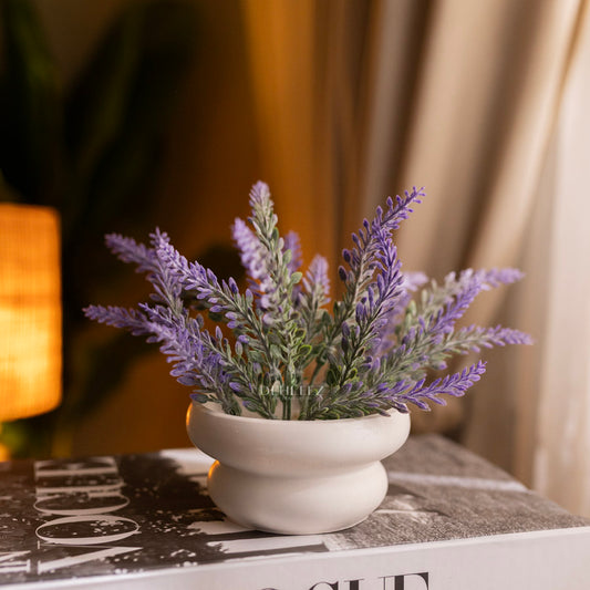 Two Tier Pot with Flowers