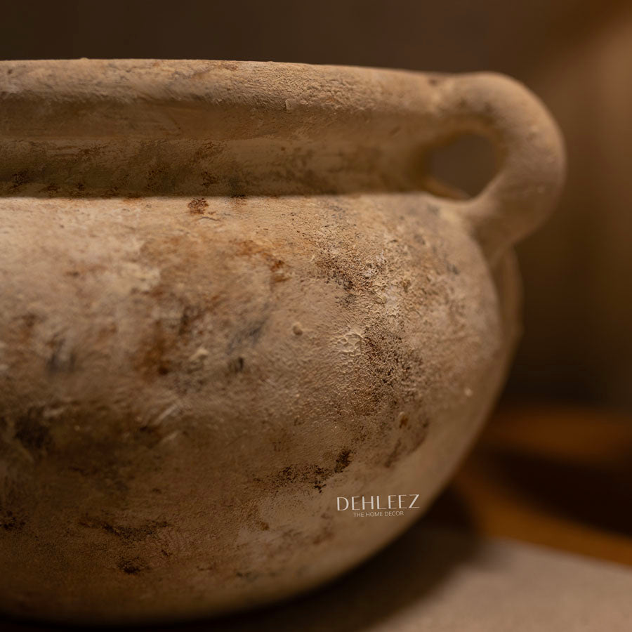 Gaia Terracotta Textured Bowl Pot (Advance Payment)