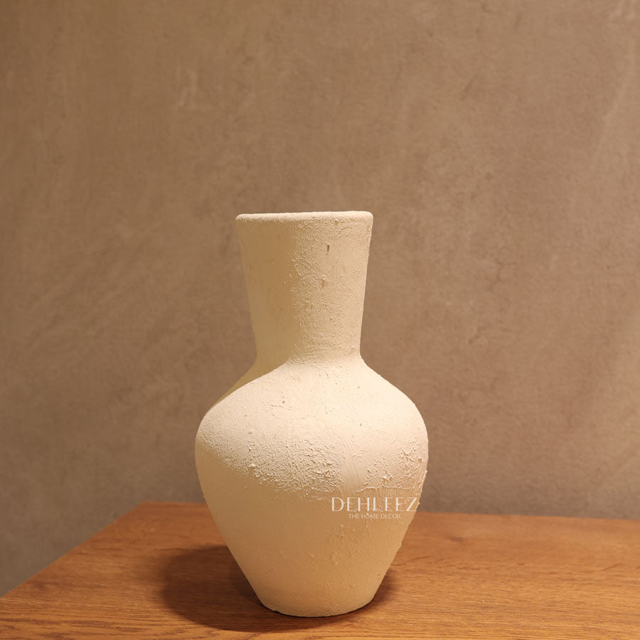 Alba Terracotta Textured Vase