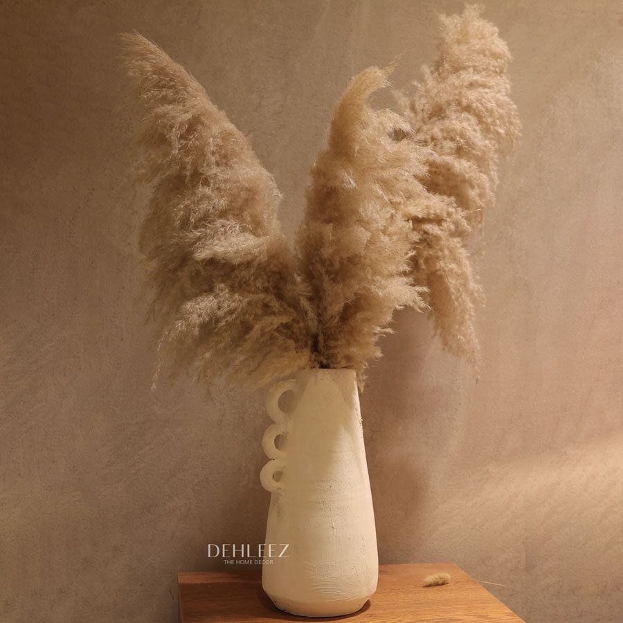 Sora Loop Terracotta Textured Vase (Advance Payment)