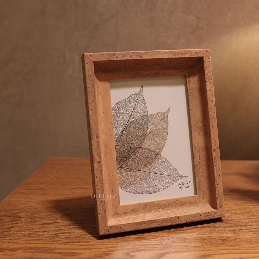 Travertine Style Photo Frames