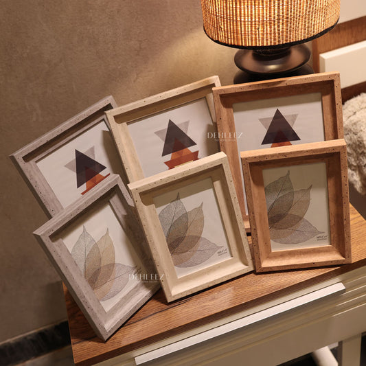 Travertine Style Photo Frames