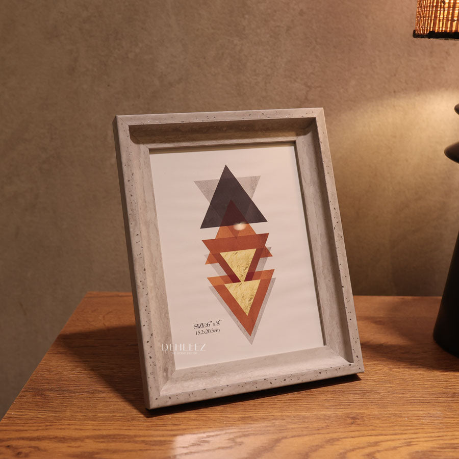 Travertine Style Photo Frames