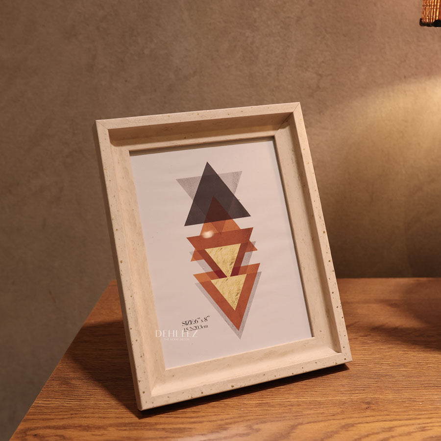 Travertine Style Photo Frames