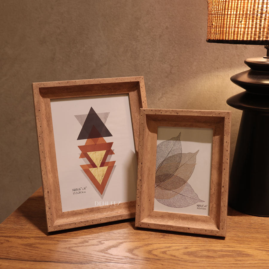 Travertine Style Photo Frames