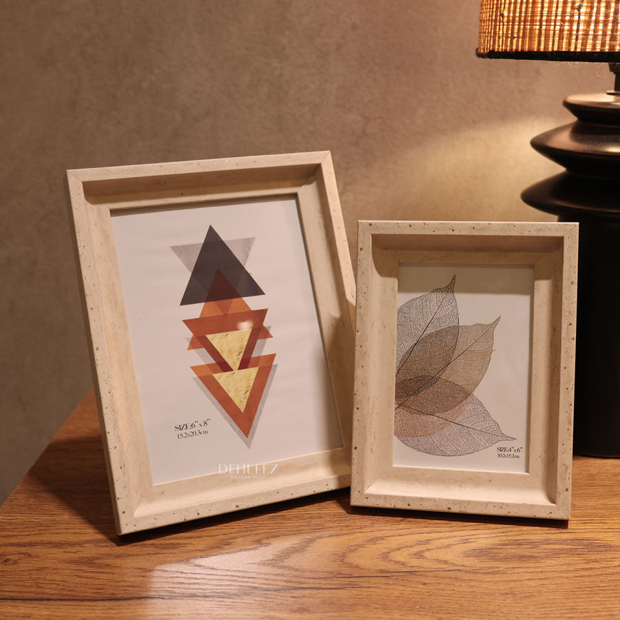 Travertine Style Photo Frames