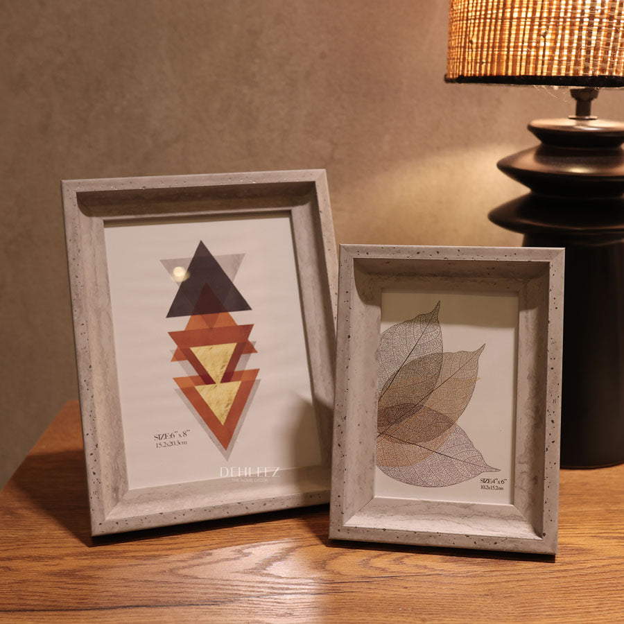 Travertine Style Photo Frames