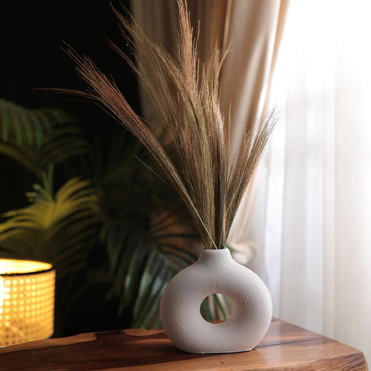 Textured Donut Vase