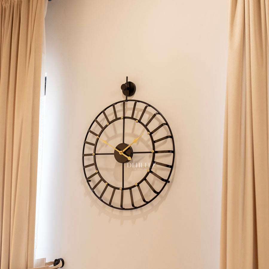 Premium Metal Wall Clock – 19.8” Diameter