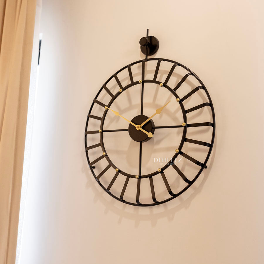 Premium Metal Wall Clock – 19.8” Diameter