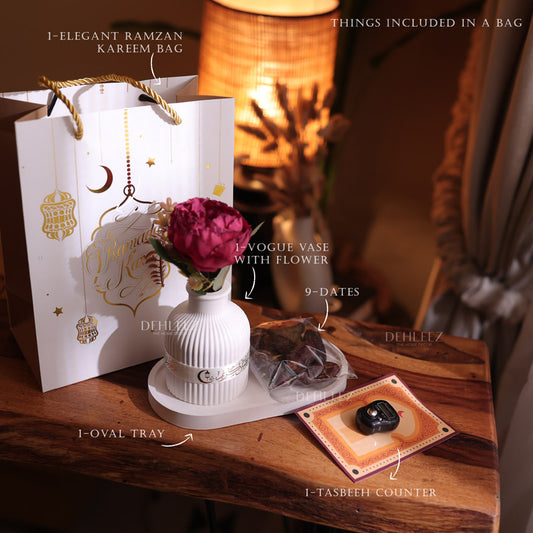 Ramzan Kareem Gift Set – Luxury Ramadan Gift Hamper with Dates & Tasbeeh