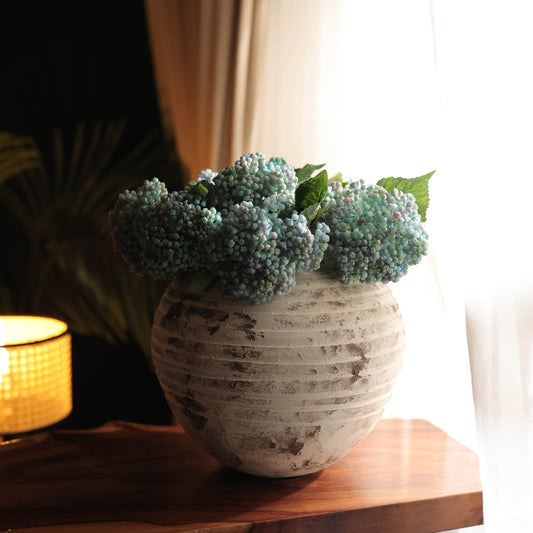 Textured Round Pot