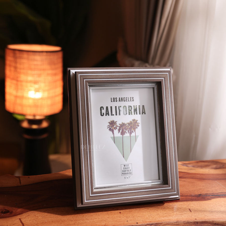 Brown White Edge Photo Frames