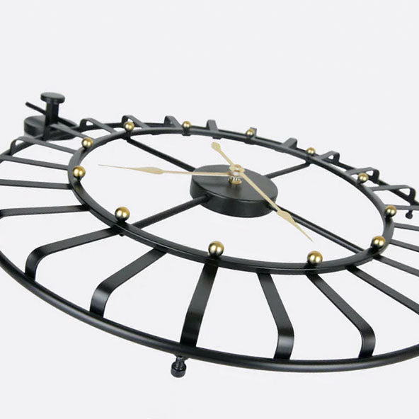 Premium Metal Wall Clock – 19.8” Diameter