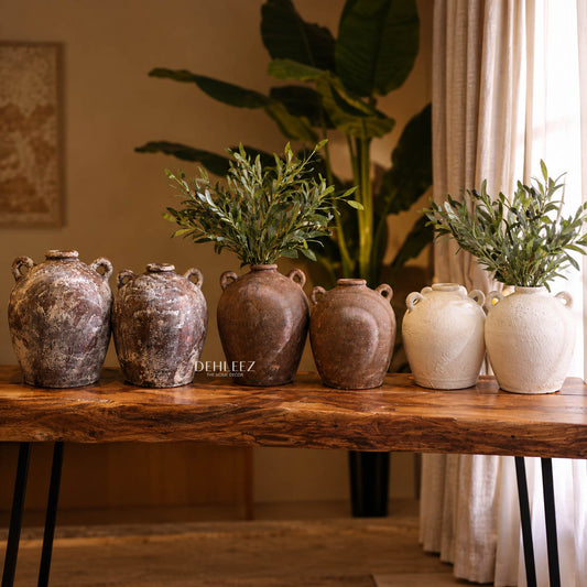 Rustic Amphora Vase Collection
